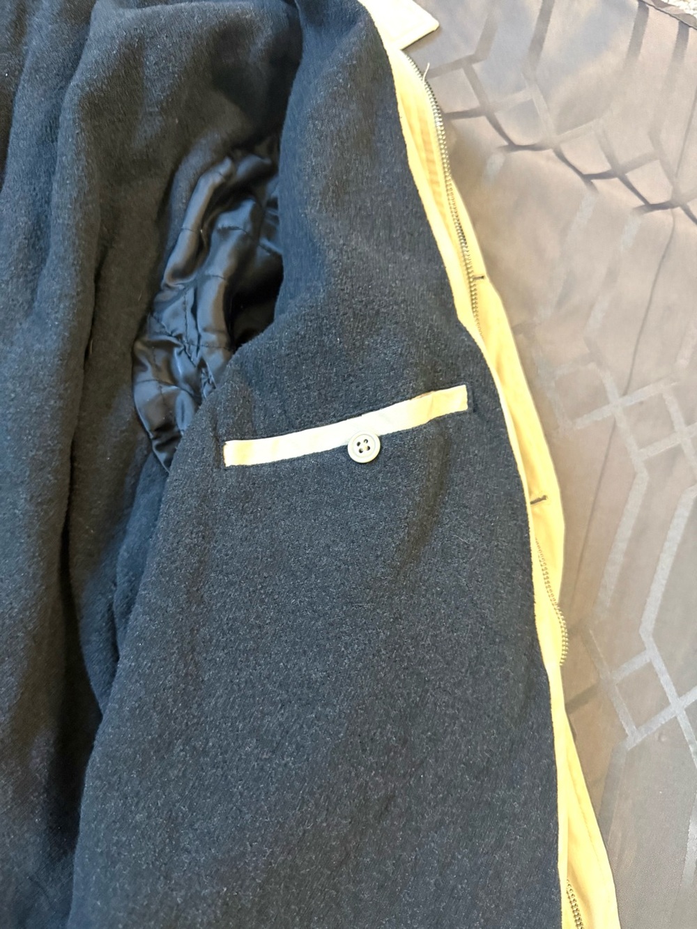 Polo Ralph Lauren Light Tan Single Breasted Button & Zipped Front Field Jacket - Picture 8 of 15
